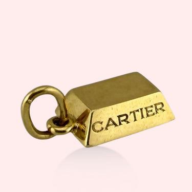 1/8oz Cartier Gold Bar Charm