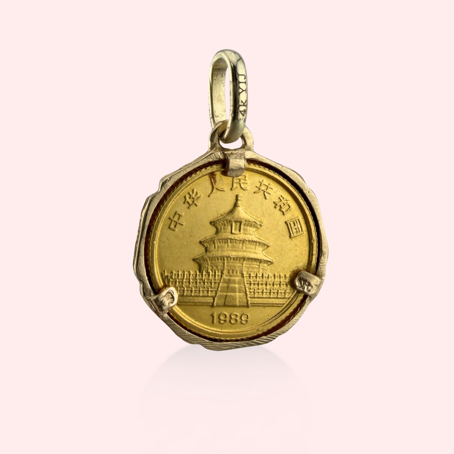 24k Panda Coin Pendant