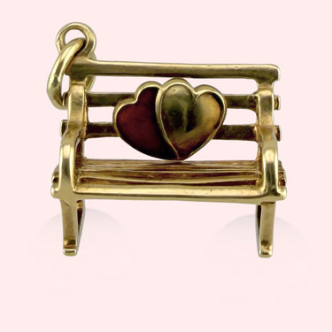 Lovers on a Bench Charm