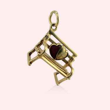 Lovers on a Bench Charm