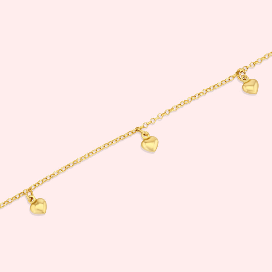 Dangling Heart Anklet
