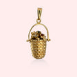 Flower Basket Charm
