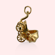 Articulated Baby Carriage Charm