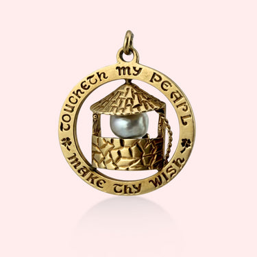 'Toucheth My Pearl' Wishing Well Medallion