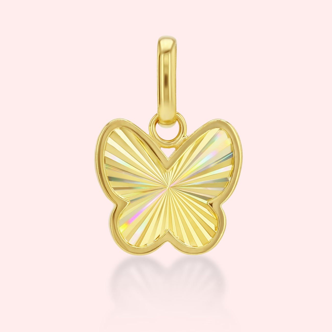Rainbow Butterfly Pendant