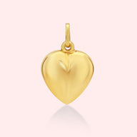 Large Puffy Heart Pendant