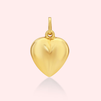 Large Puffy Heart Pendant