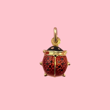 Enamel Ladybug Charm by Unoaerre