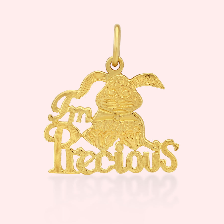 'I'm Precious' Bunny Charm