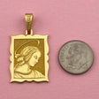 Framed Mother Mary Pendant