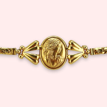 Oval Cameo Bracelet