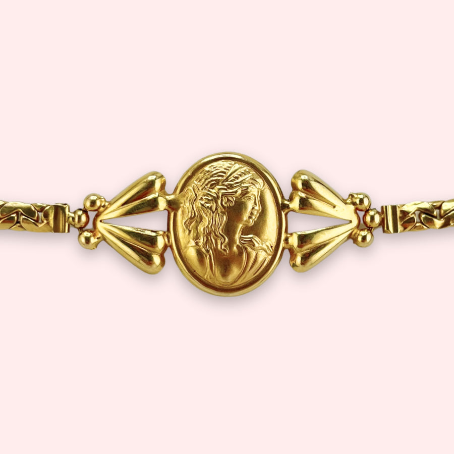 Oval Cameo Bracelet