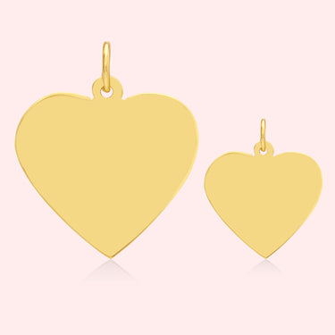 Engravable Heart Pendant