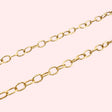 Hammered Oval Link Chain