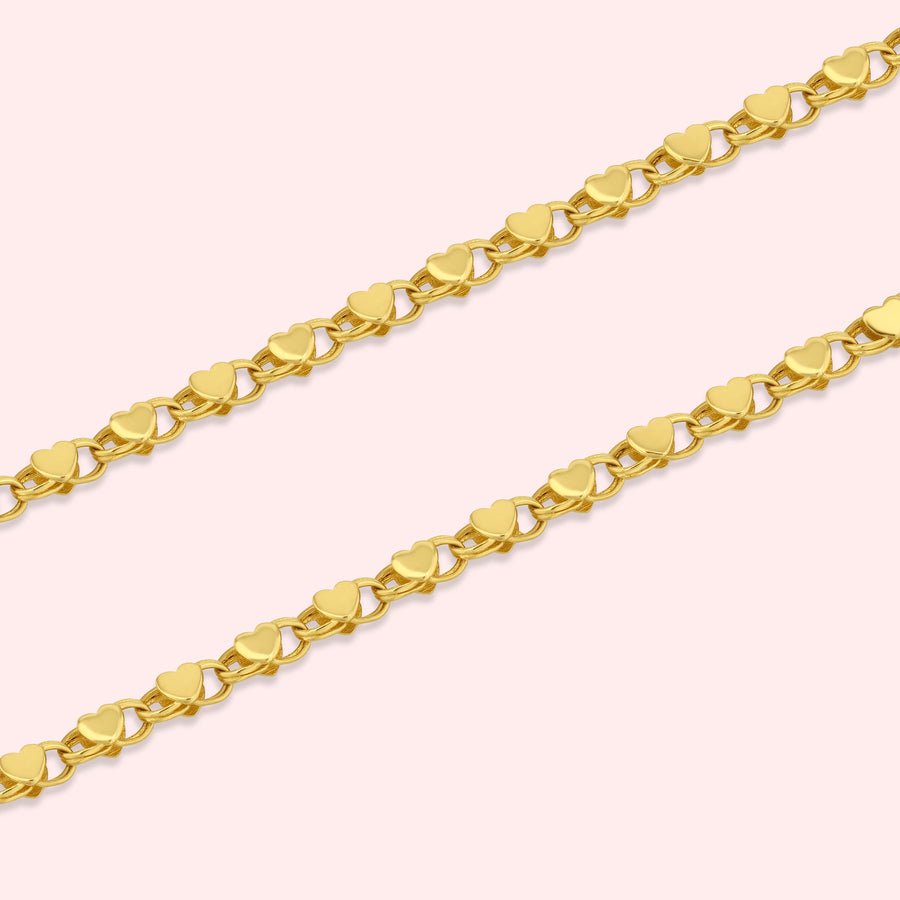 Heart Link Chain
