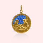 1934 Baptism Medallion with Plique-a-Jour Enamel