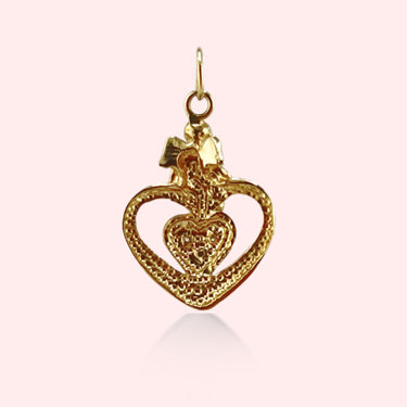 Seated Angel Heart Pendant