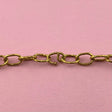 Hammered Oval Link Chain