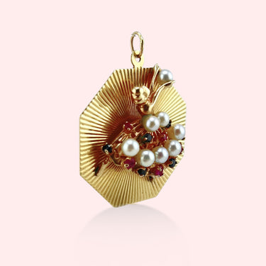 Gemstone Ballerina Pendant