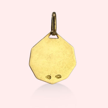 Octagonal Mother Mary Pendant
