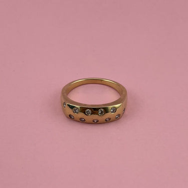 Diamond Polka Dot Ring