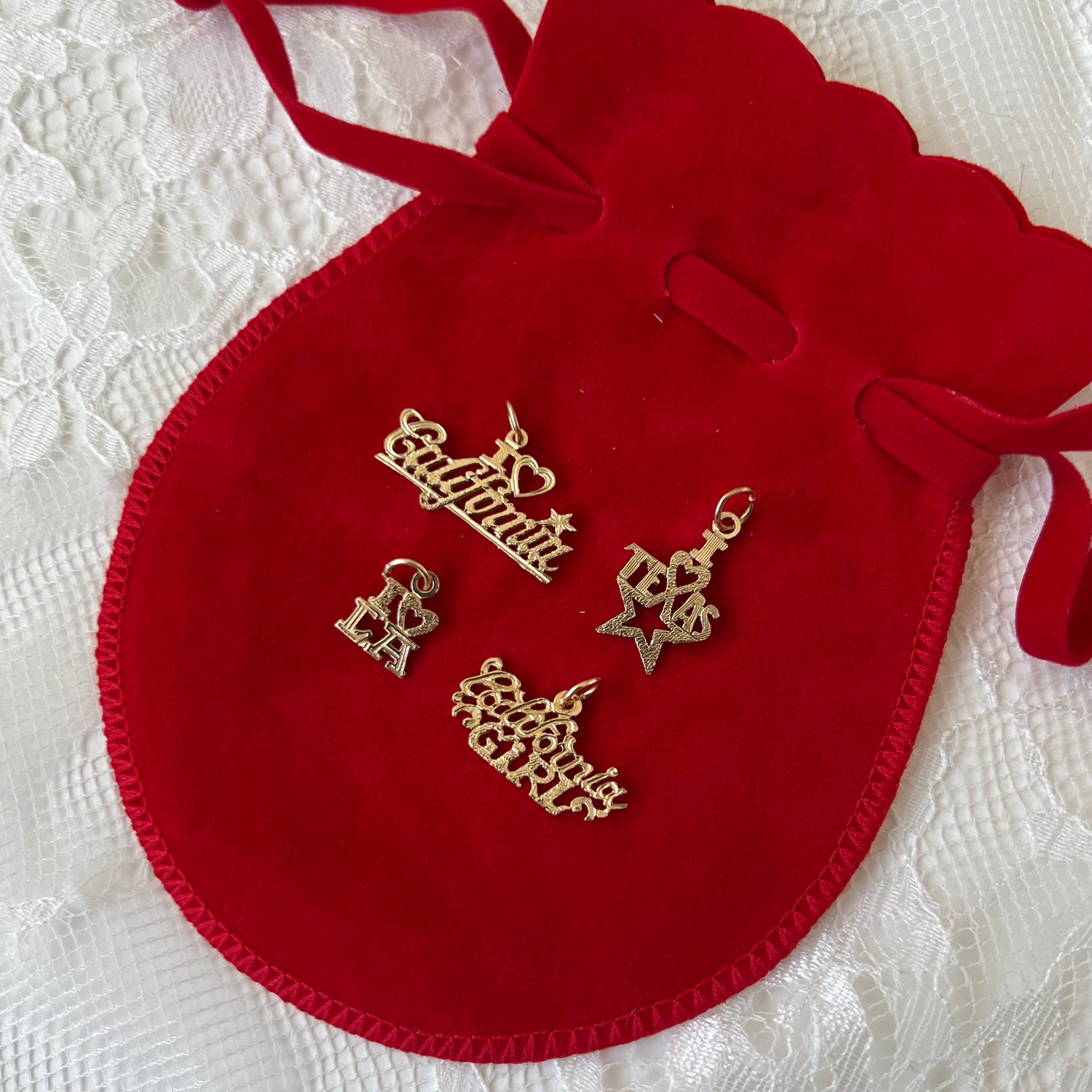 'I Love California' Charm