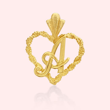 Heart Letter Pendant