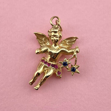 Large Flying Angel Pendant