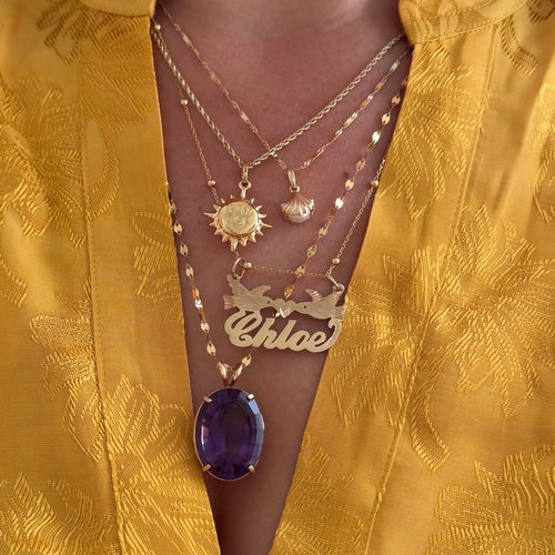 Shell with Pearl Charm