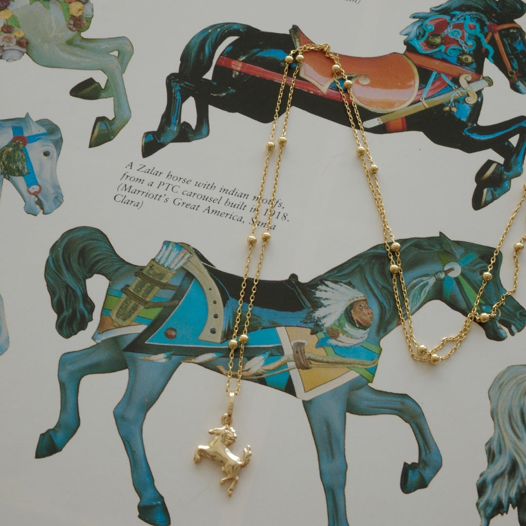 Galloping Horse Charm