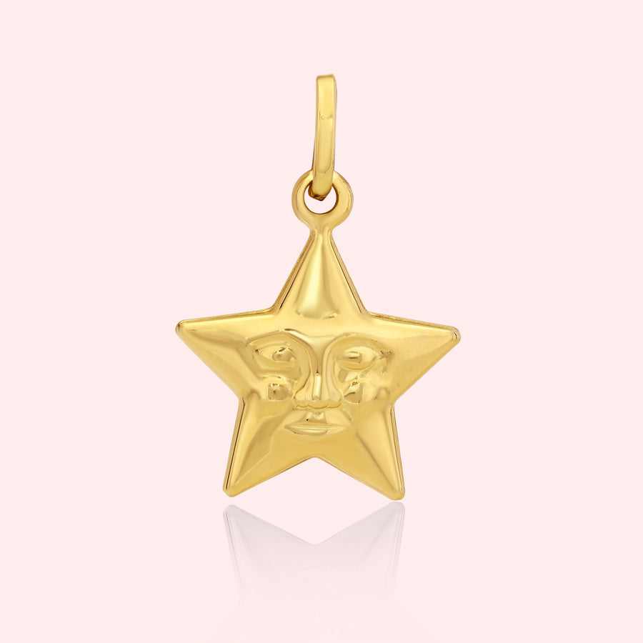 Super Star with Face Charm