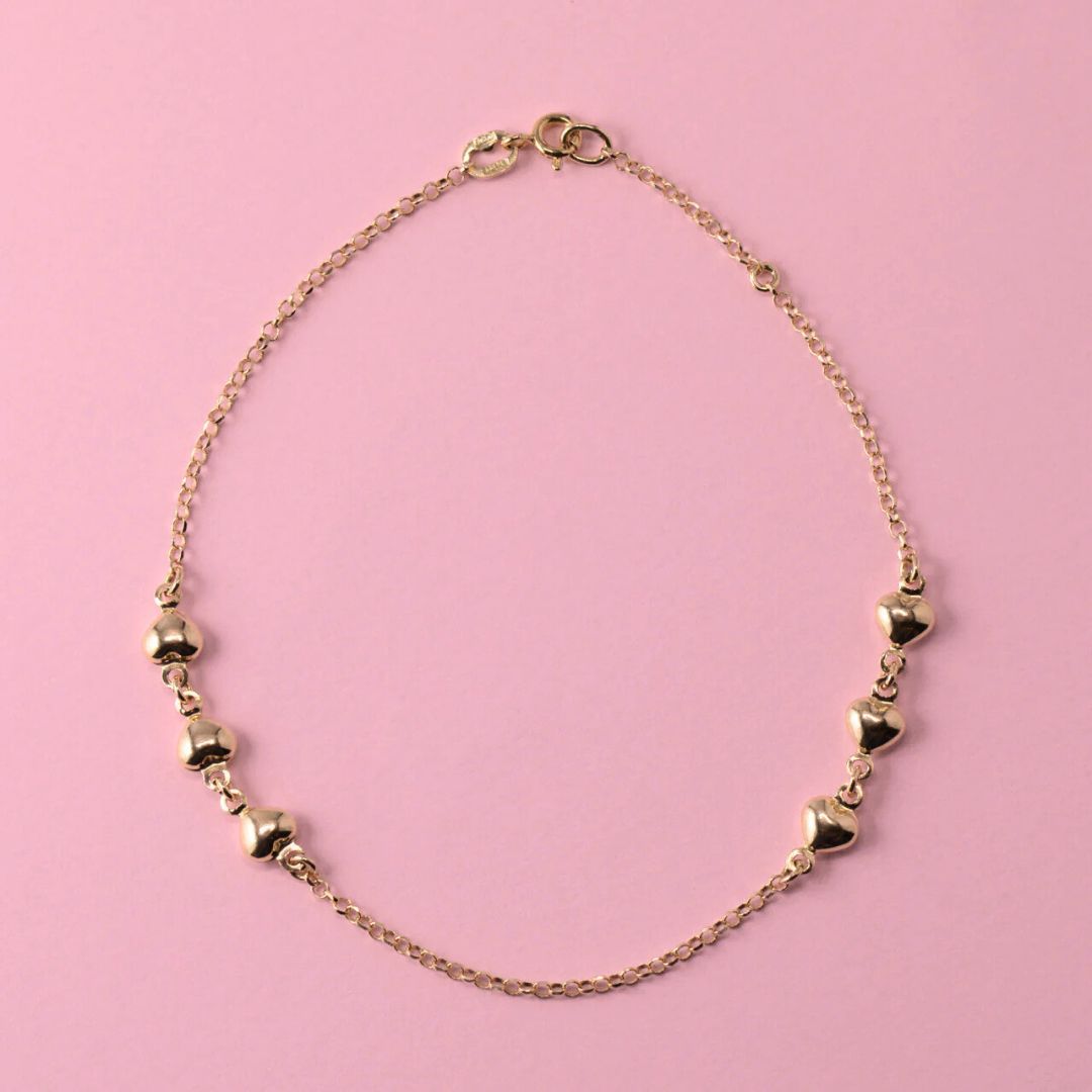 Heart Link Anklet