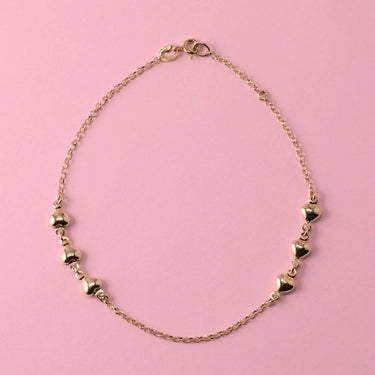 Heart Link Anklet