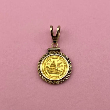 American Eagle 24k Coin Pendant