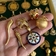 Enamel Compass Medallion