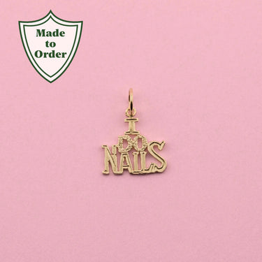 'I Do Nails' Charm