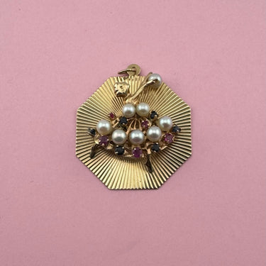 Gemstone Ballerina Pendant