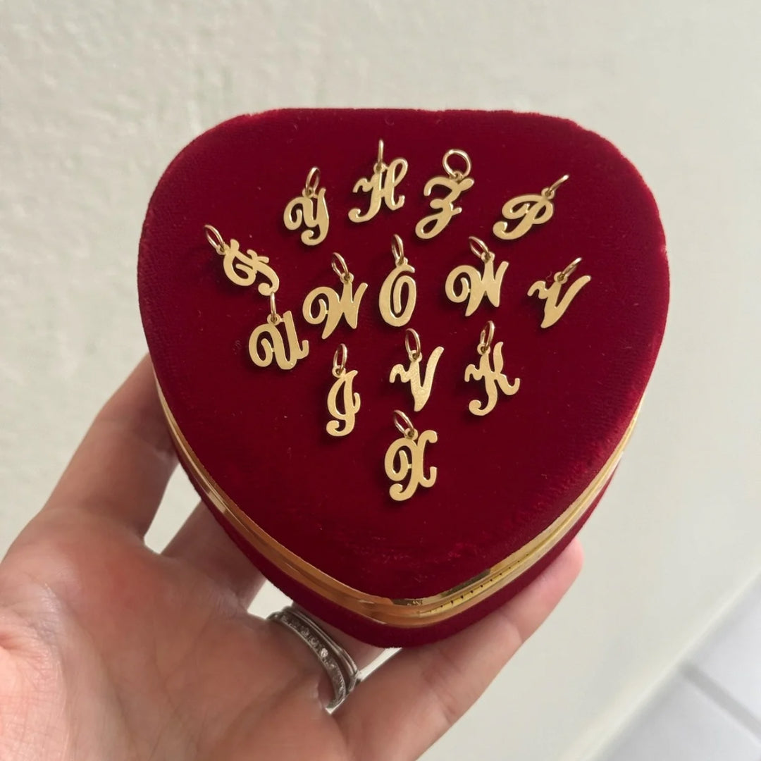 Classic Letter Charm