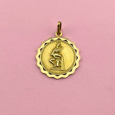 Italian Aquarius Medallion