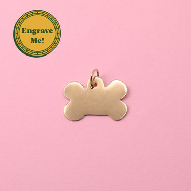 Engravable Dog Bone Pendant