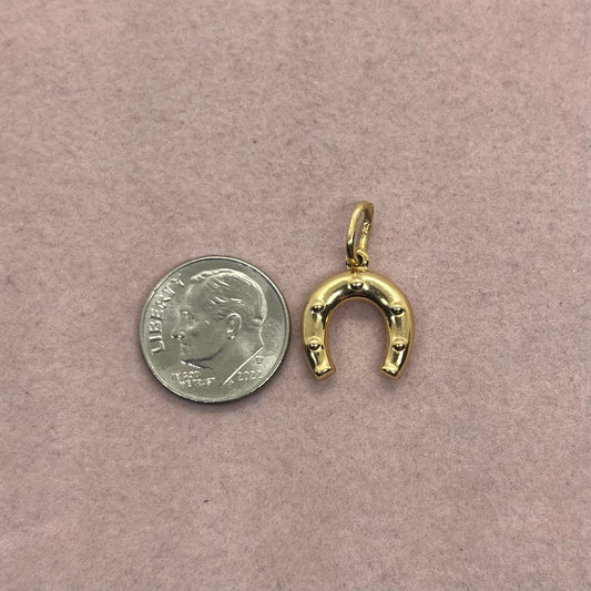 Puffy Horseshoe Charm
