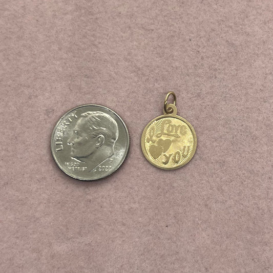 'I Love You' Medallion