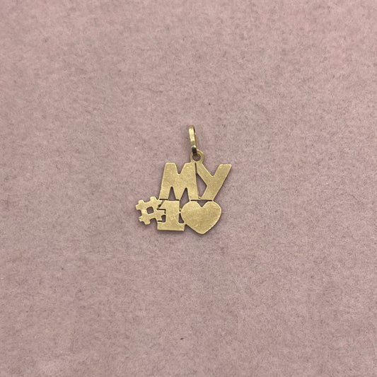 'My #1 Love' Charm