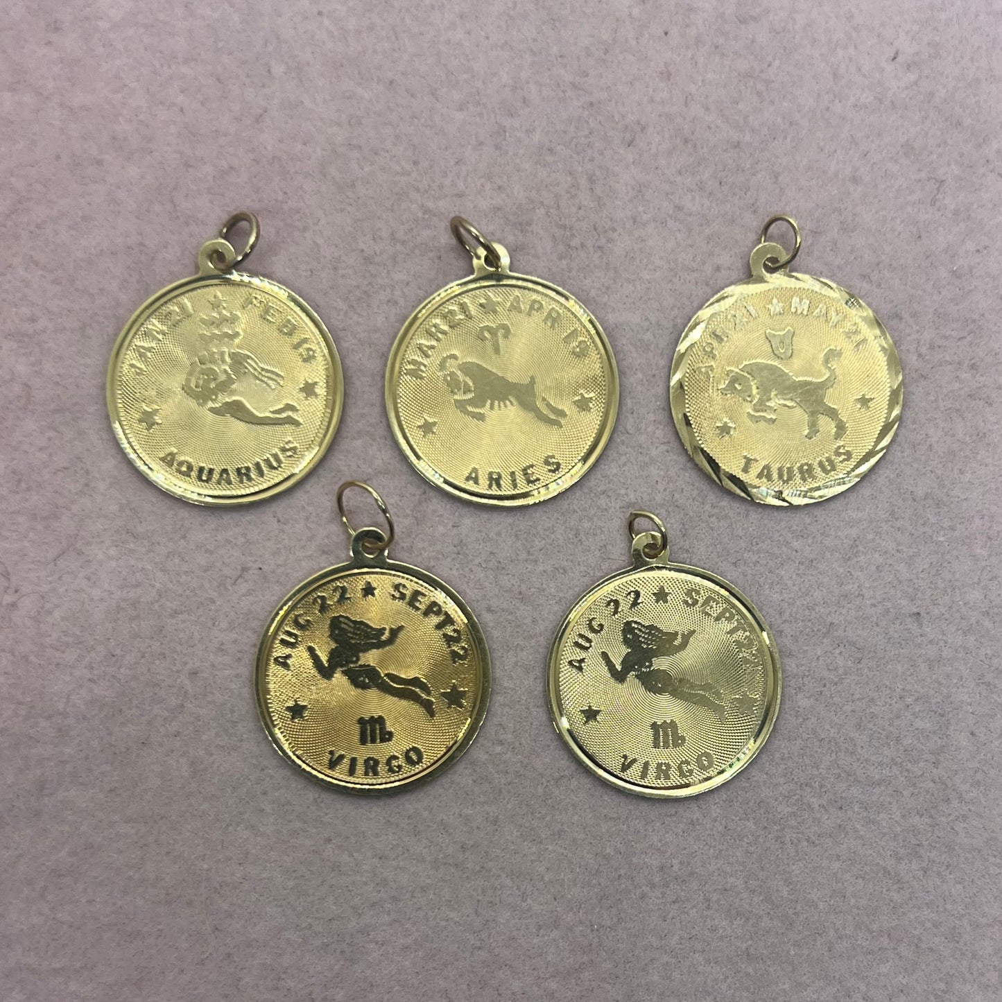 Medium Zodiac Medallions