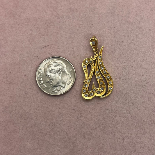 Diamond Allah Pendant