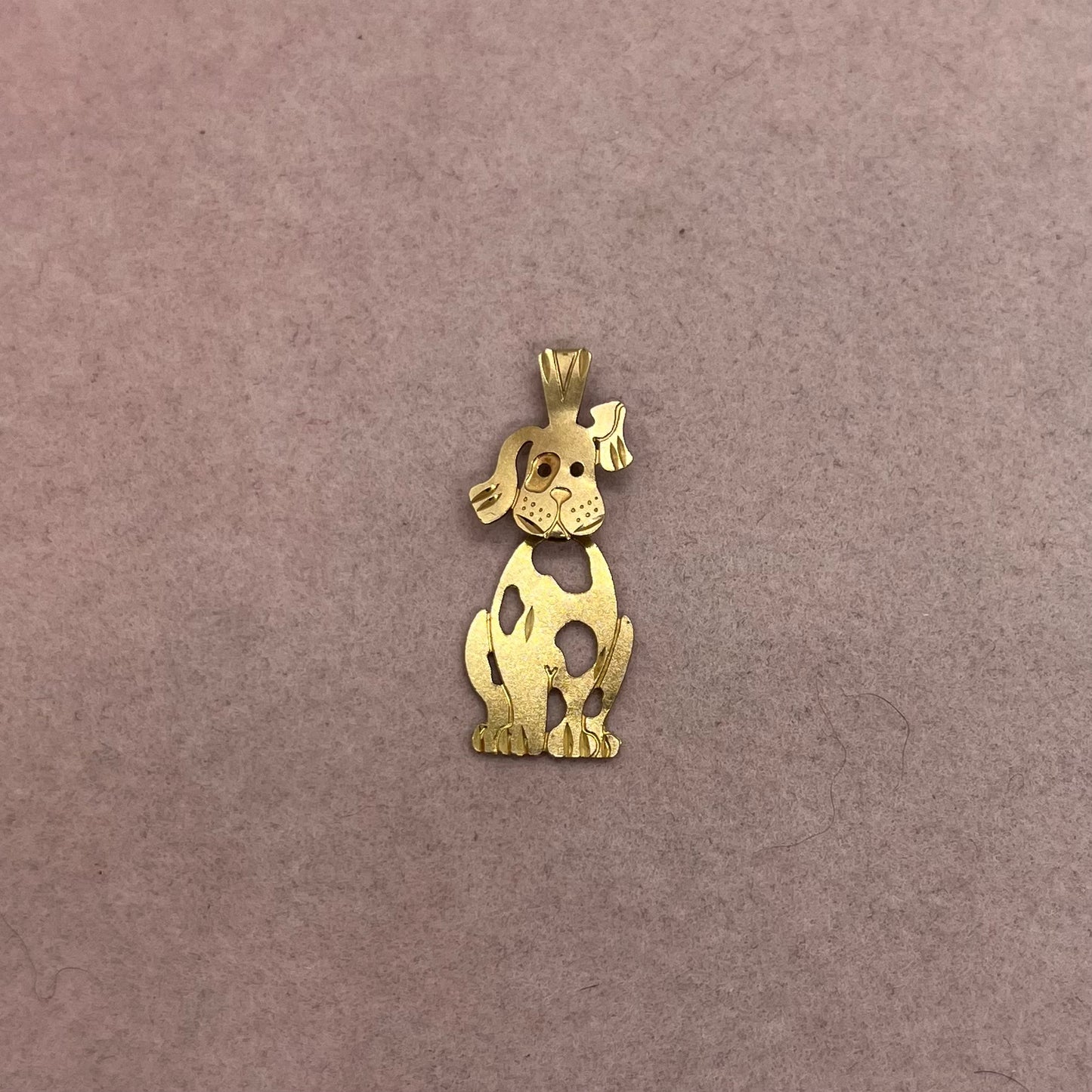 Spotted Dog Charm With Moving Head