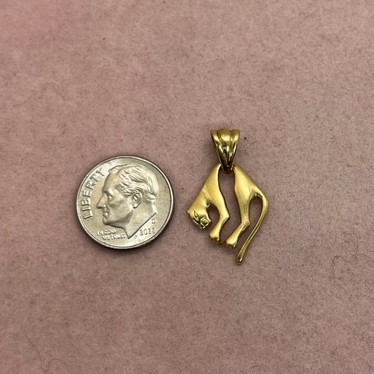 Hanging Cat/Panther Pendant