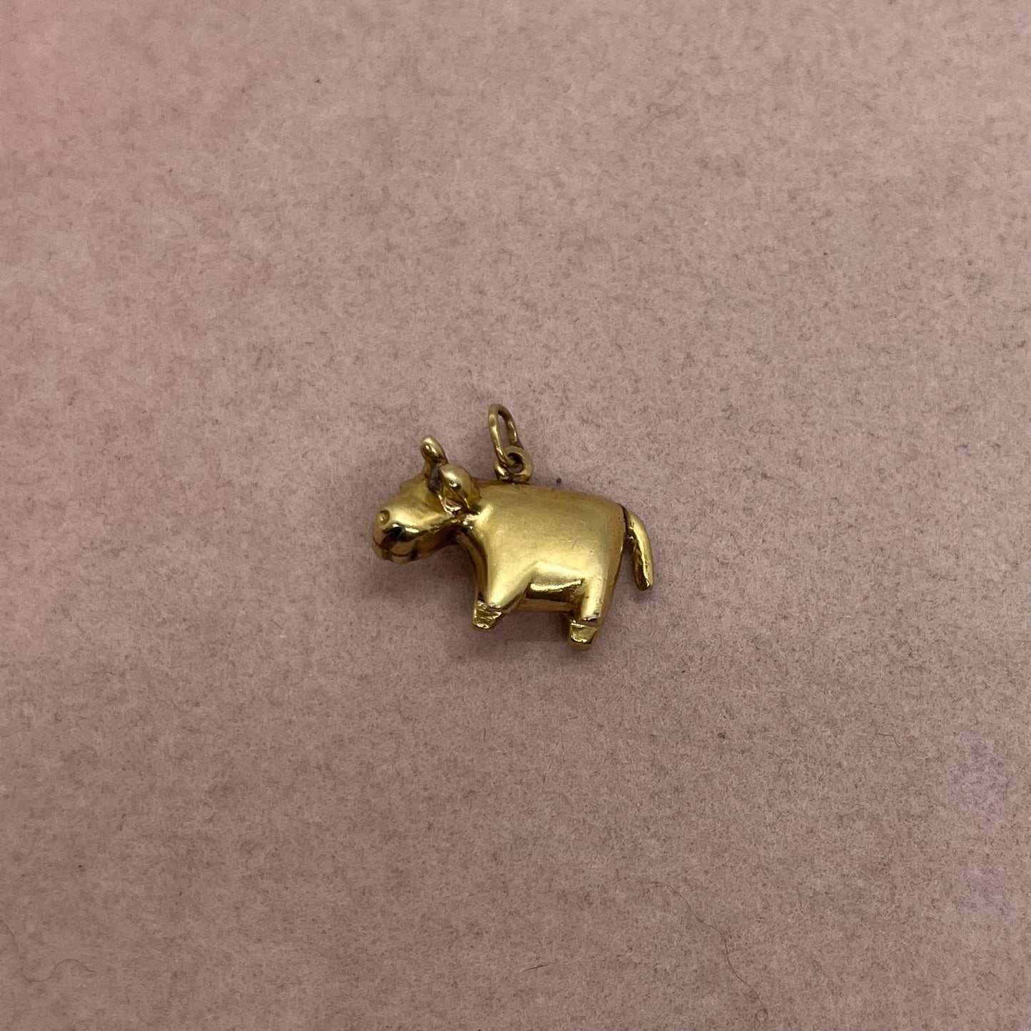 Solid Cow Pendant