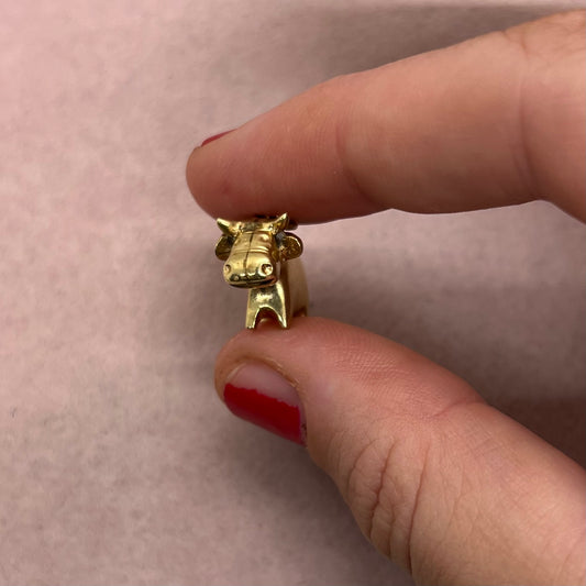Solid Cow Pendant