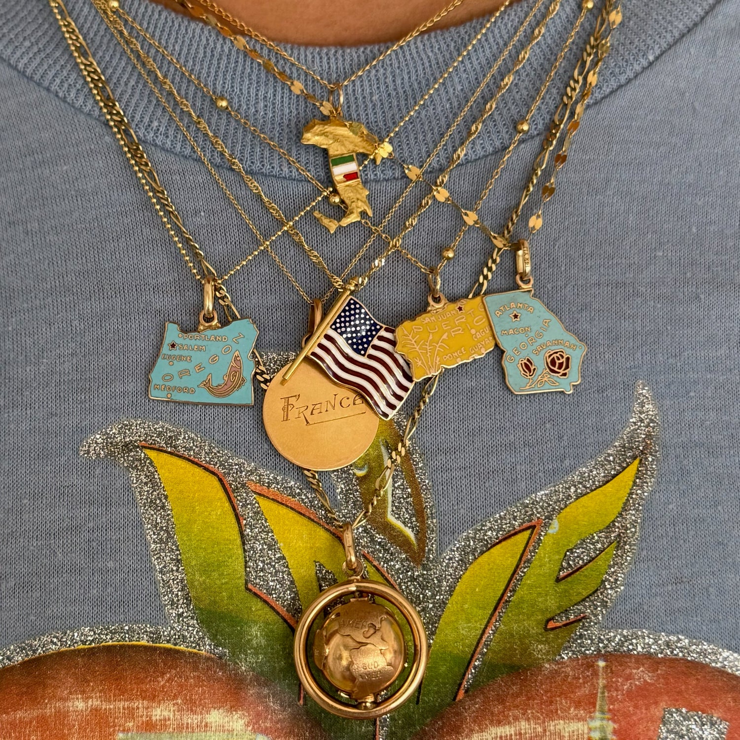 Spinning Globe Pendant